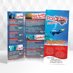 Paradise Scuba Brochure